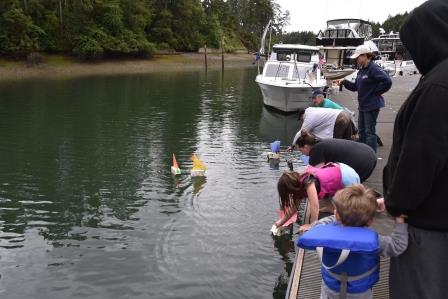 Sail boat races start