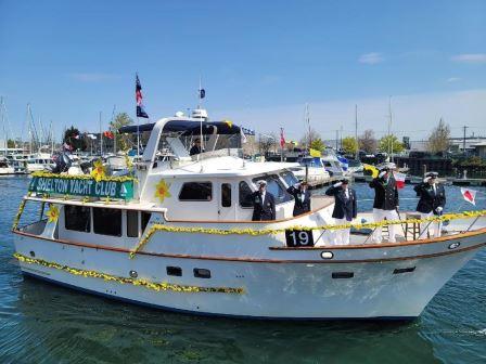 Command Boat Salute Captain George Daly, Frank Parks, Debbie Daly, Terry Mehl, Al Schnittker, Jim Ross