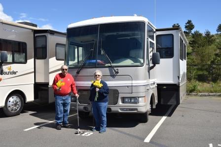 Jim and Jane in their land yacht