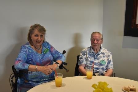 JoAnne and Jim enjoying a Daffy Drink